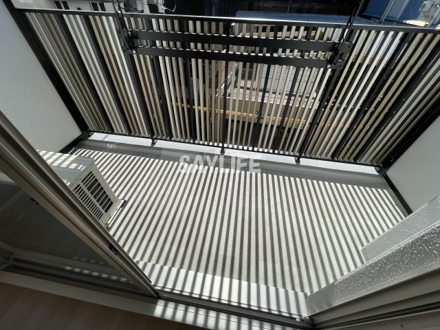 スプランディッド上本町WESTのバルコニー