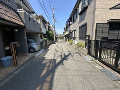 【前面道路含む現地写真】 | 泉大津市池浦町4丁目土地 | 前面道路
