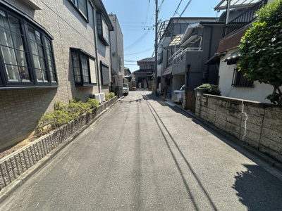 【前面道路含む現地写真】 | 泉大津市池浦町4丁目土地 | 前面道路