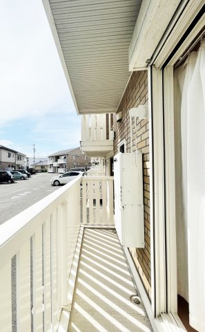 エーデルハイム　Ⅱ棟のバルコニー