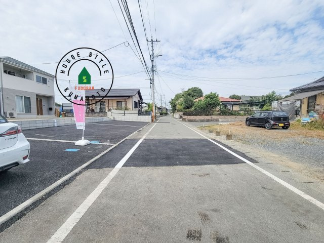上益城郡益城町馬水第2-3棟(3号棟)の前面道路含む現地写真|前面道路です。
