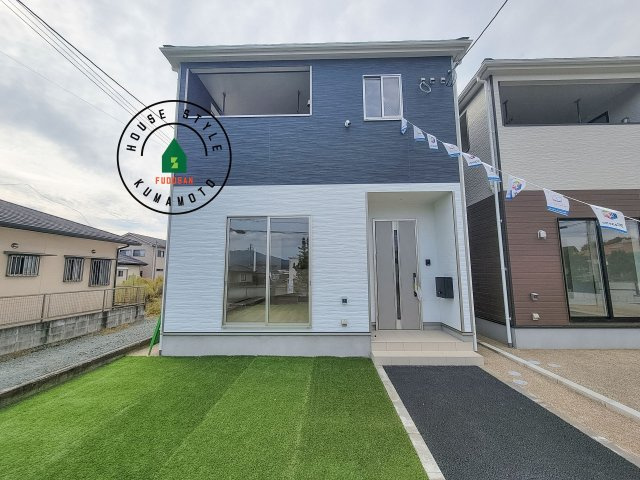 上益城郡益城町馬水第2-3棟(3号棟)の外観|デザイン性のある外観です。