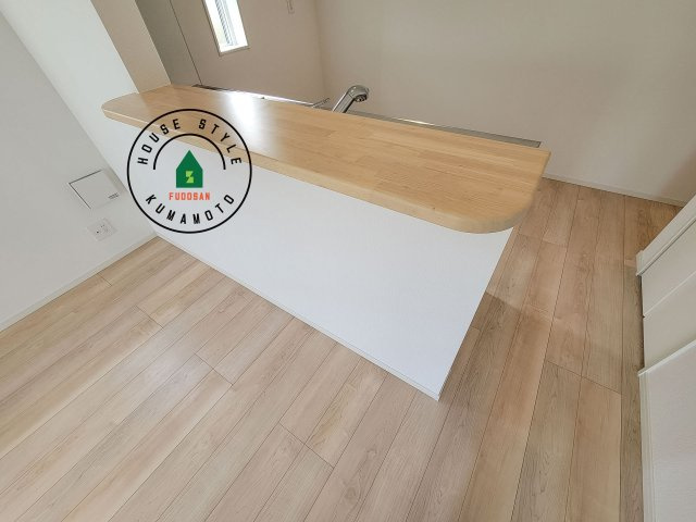 上益城郡益城町馬水第2-3棟(3号棟)のダイニング|ダイニングとリビングのメリハリが付けやすい空間設計になっています。