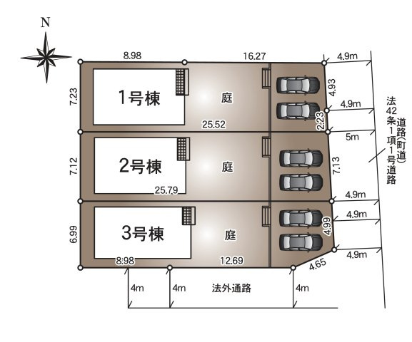上益城郡益城町馬水第2-3棟(3号棟)の居間・リビング|明るく開放的なリビングダイニングは豊かな陽光が注ぎ込み、やすらぎの空間を演出してくれます。ご家族で楽しいひとときをお過ごし下さい。