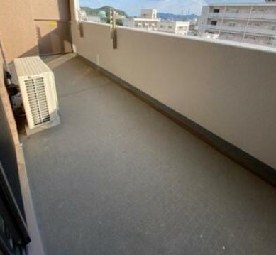 シーズガーデン桐生本町のバルコニー|広々としたバルコニーです