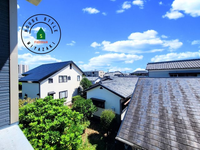 宮崎市祇園第2-3棟（3号棟）の展望|眺望や窓からの景色が良いと、家で過ごす時間も快適です。