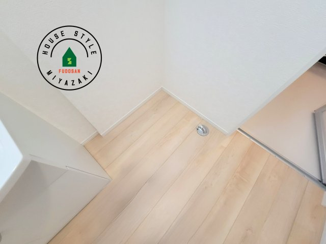 宮崎市祇園第2-3棟（3号棟）のランドリースペース|ランドリースペースとなります。広々して有効的にご使用できます。 