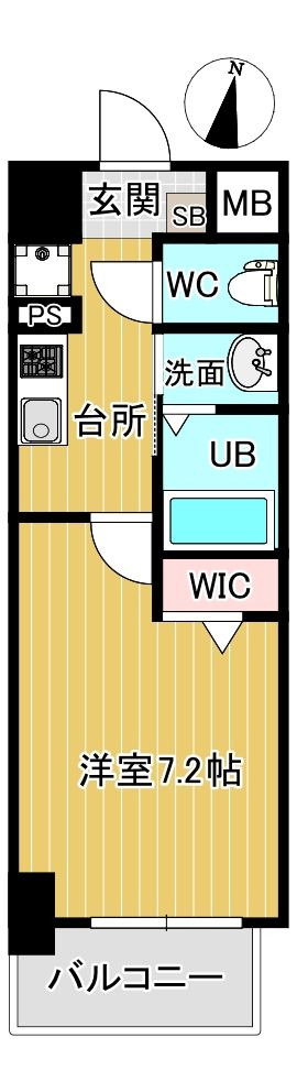 エスポワール那の川の間取り
