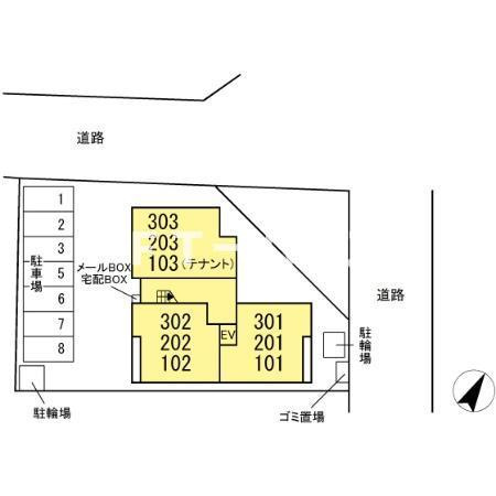 Aigrette(エグレット)の区画図