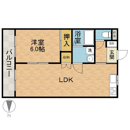【間取り】 | シャトー芥川