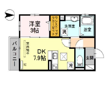 シャルム総持寺の間取り