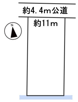 ６５５３５　岐阜市河渡１丁目土地