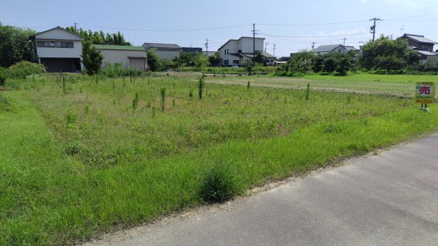 ６５５３５　岐阜市河渡１丁目土地の外観