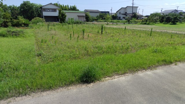 ６５５３５　岐阜市河渡１丁目土地の外観