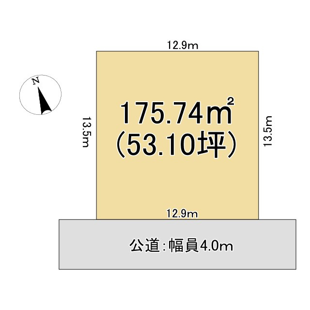 津市垂水仲介土地の土地図