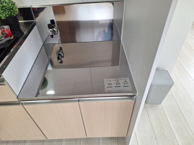 【キッチン】 | 仁井田新田1丁目アパート | ガス台