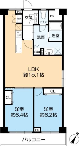 甲子園住宅の間取り