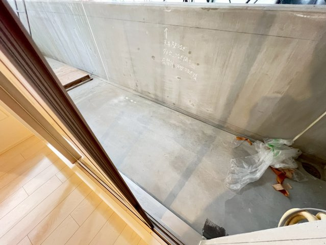 スプランディッド上本町WESTのバルコニー