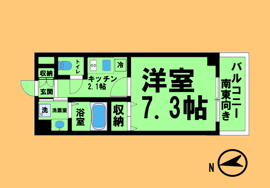 アジリア大曽根の間取り