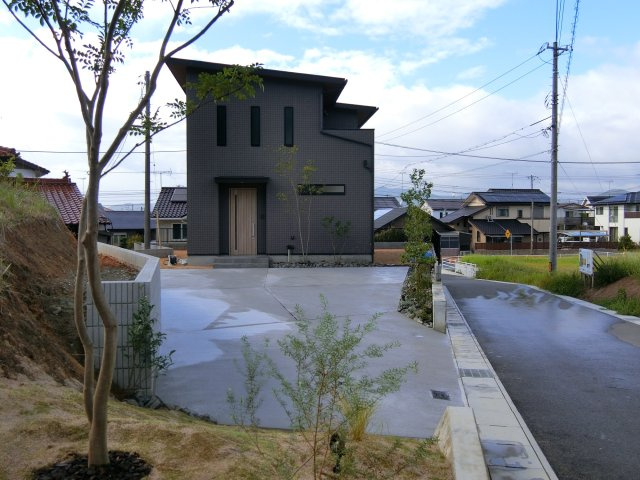 山陽小野田市新築住宅の外観