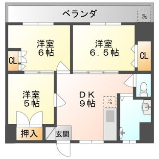 【間取り】 | 琉食辻町マンション | 間取り図と現状で差異がある場合は現状を優先します。