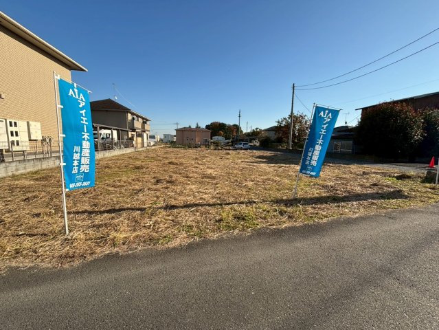 土地 川越市天沼新田 全2区画の外観|前面道路 幅約4m