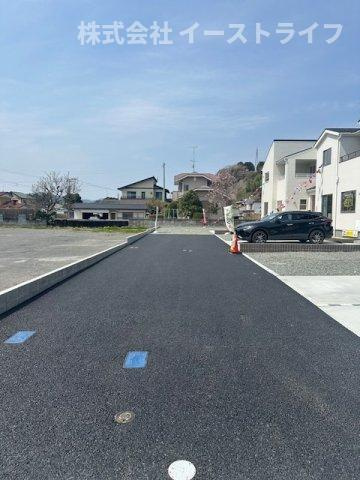 【新築戸建】　いわき市仁井田町寺前第1　最終1棟！の前面道路含む現地写真