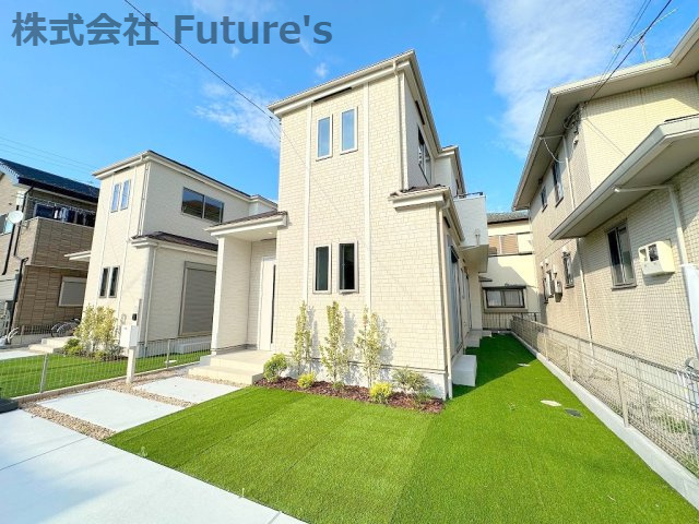 吉川市中央2丁目　新築戸建　全2棟　2号棟の外観|区画整理地内の整形地！人気の吉川中央エリア