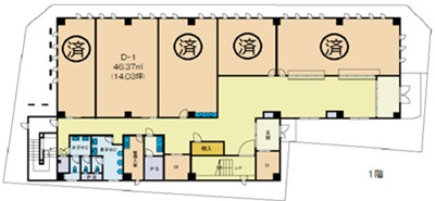 ＨＡＹＡＳＨＩビルの間取り