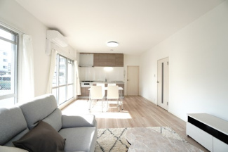 【居間・リビング】 | 【リノベ済】エメラルドマンション安古市 | 室内（2026年2月5日13：50頃）撮影