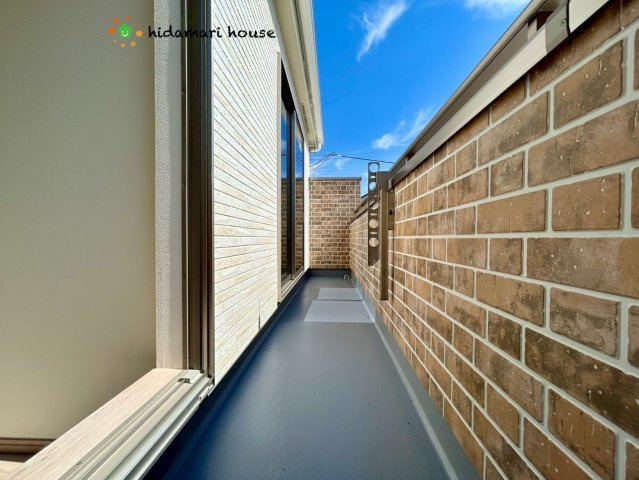 上尾市上尾下4期　新築戸建　ハートフルタウンAのバルコニー