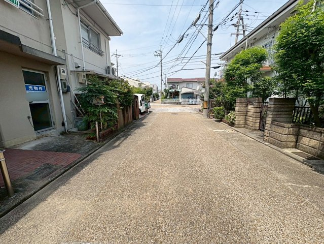 桃山町大島の前面道路含む現地写真