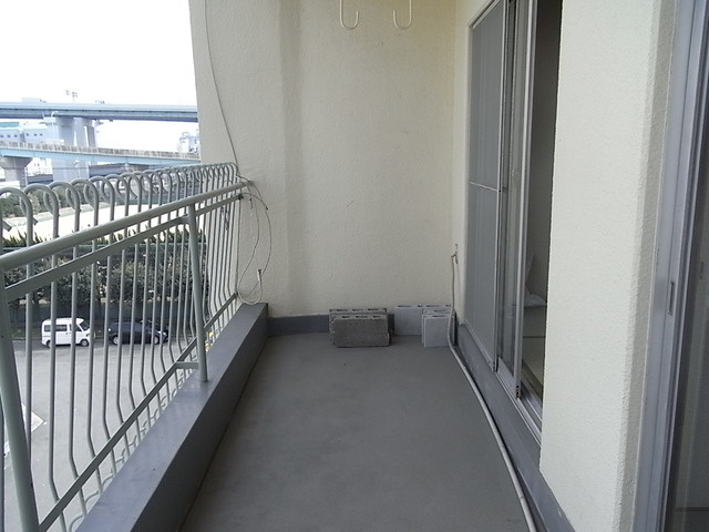買出人センターマンションのバルコニー