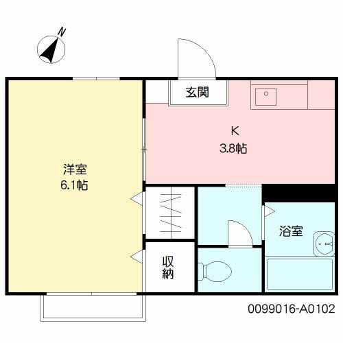 ディアス新町の間取り