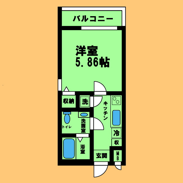 HK2 westの間取り