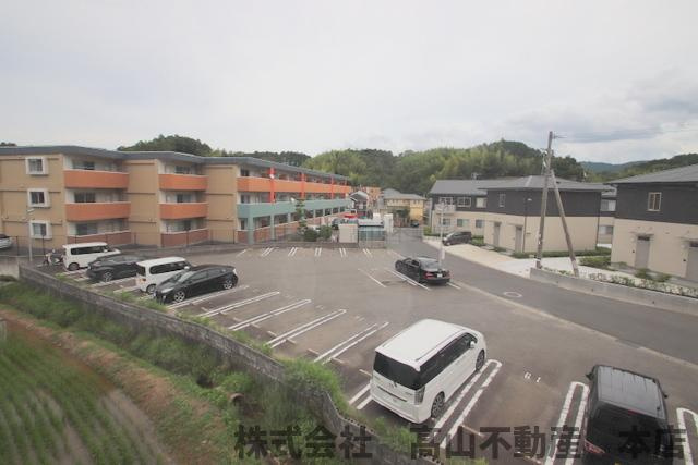 宗像市緑町のアパートの展望