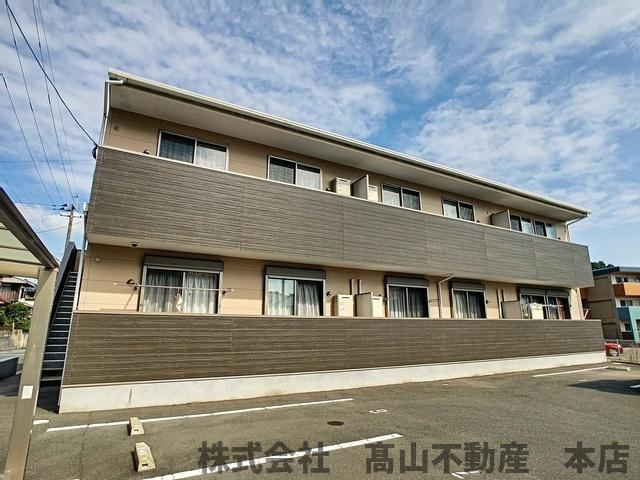 宗像市緑町のアパートの外観