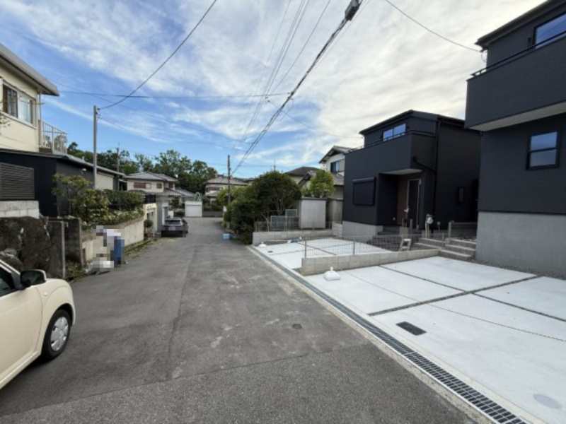 リーブルガーデン堺市南区槇塚台３丁の前面道路含む現地写真