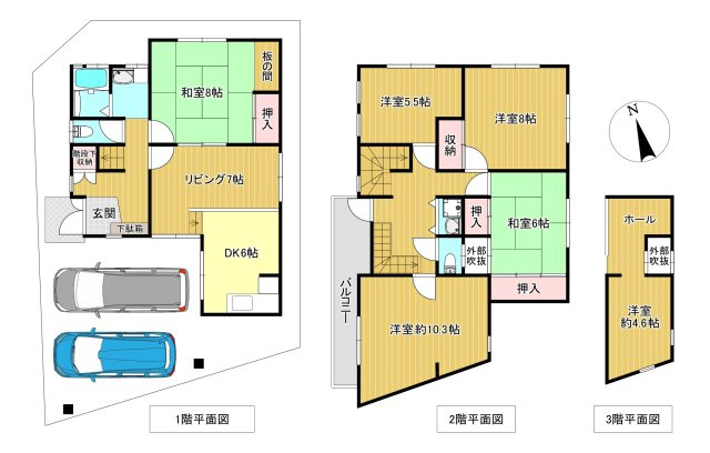 【間取り】 | 深井中町　中古戸建