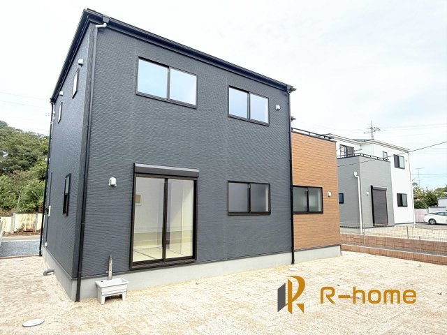 第1常総市向石下　新築戸建て　1号棟の外観|建物完成いたしました！ご予約で『平日』や『夕方』などでもご見学可能です！