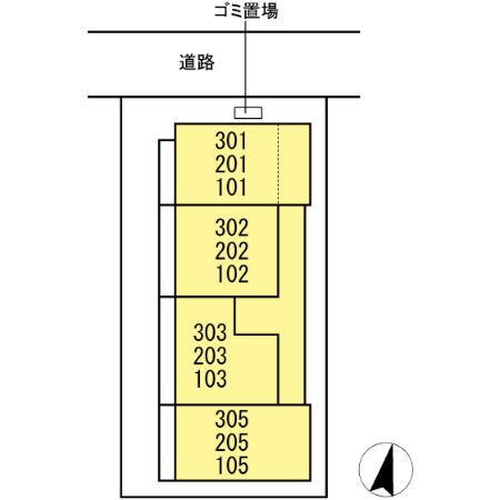 シンビジウム湘南台の区画図