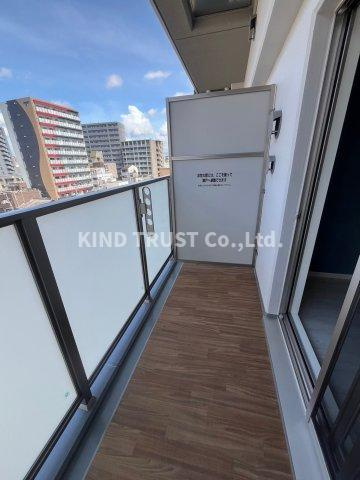 Alivis北梅田のバルコニー|落ち着いた時間を過ごせるバルコニーです