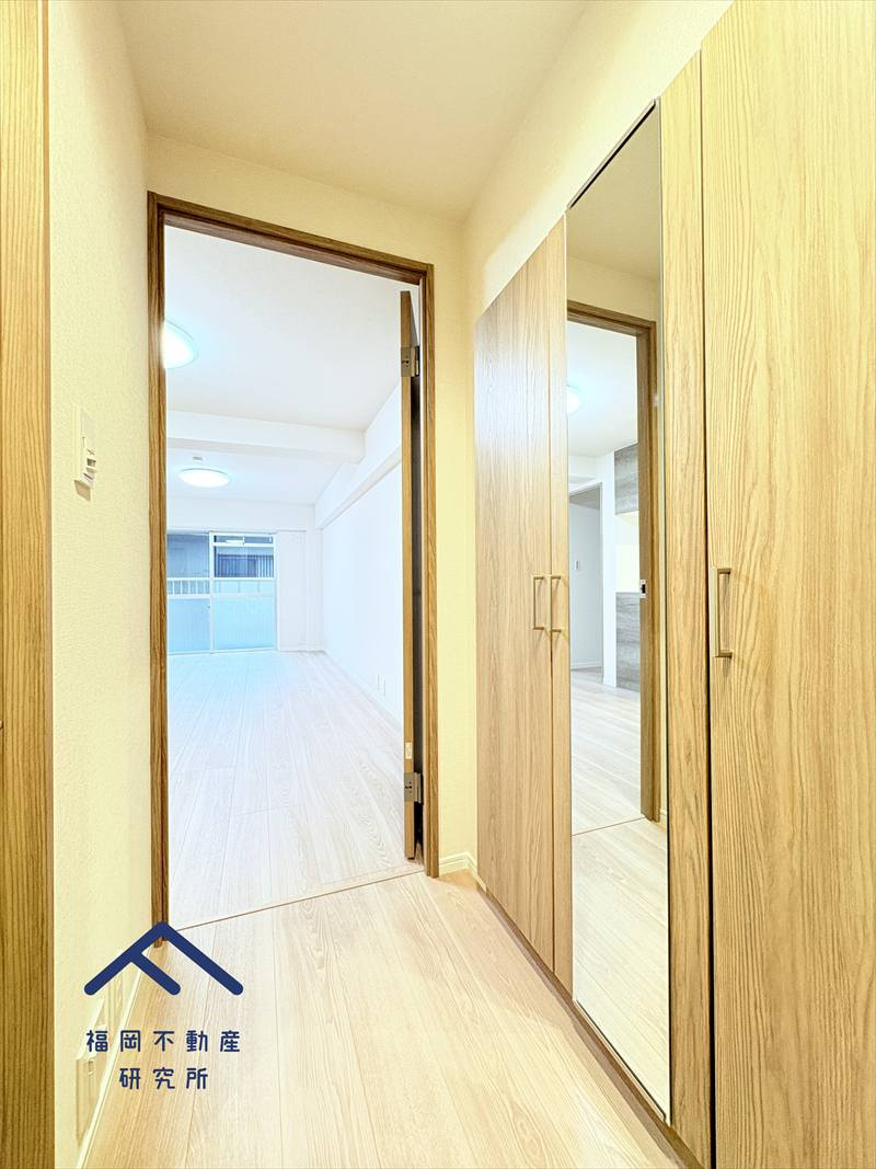 ロワールマンション美野島の玄関