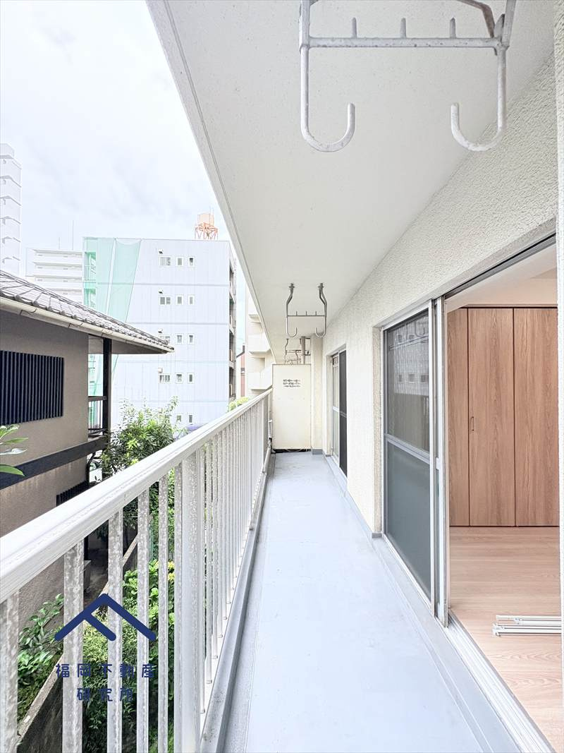 ロワールマンション美野島のバルコニー