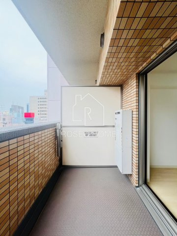 グランシス天満橋のバルコニー