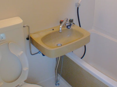 プレアール小若江の洗面所