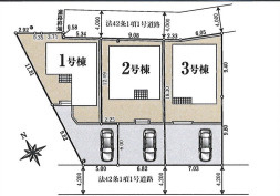 あきる野市野辺　新築戸建　2号棟！の区画図