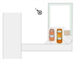 【区画図】 | 川越市稲荷町　新築分譲　「上福岡駅」徒歩17分　敷地28坪　【高階南小学区】