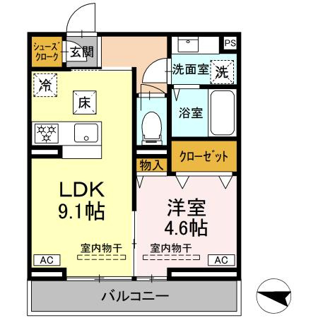 アンスリウム湘南台の間取り