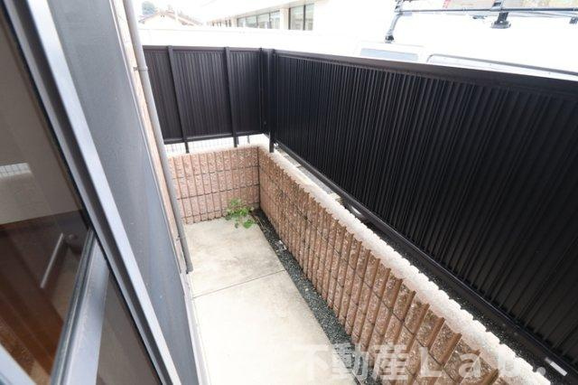 クレールみゆき　A棟のバルコニー